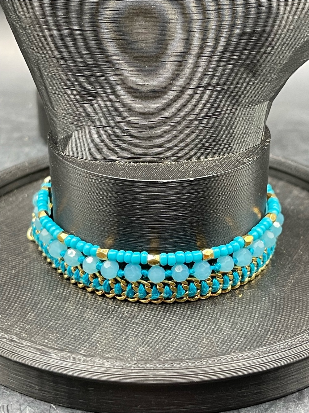 Henri Bendel Vintage New York Multi-Strand Beaded Bracelet 6.5” NWOT